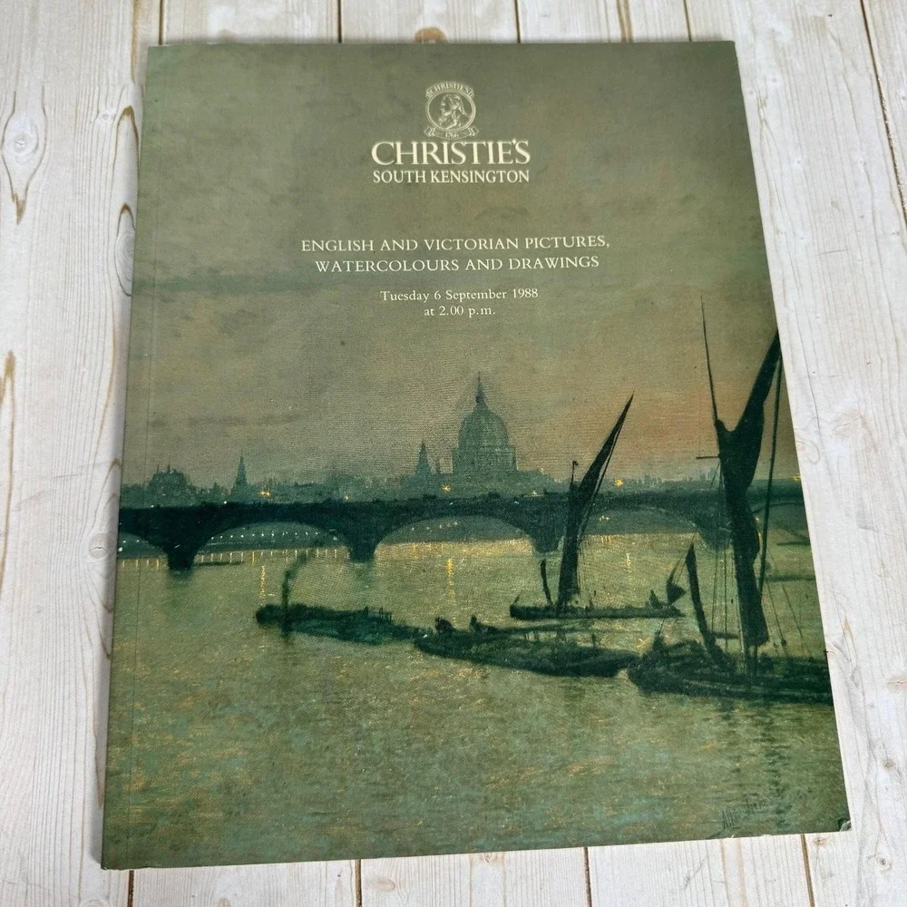 Christie's English Victorian Pictures Watercolours Drawings 1988 Auction Cat
